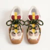 Amphibia Sneaker aus gummiertem Kalbsleder und Kalbsleder Amphibia Sneaker aus gummiertem Kalbsleder und Kalbsleder