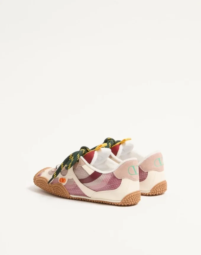 Amphibia Sneaker aus gummiertem Kalbsleder und Kalbsleder Amphibia Sneaker aus gummiertem Kalbsleder und Kalbsleder