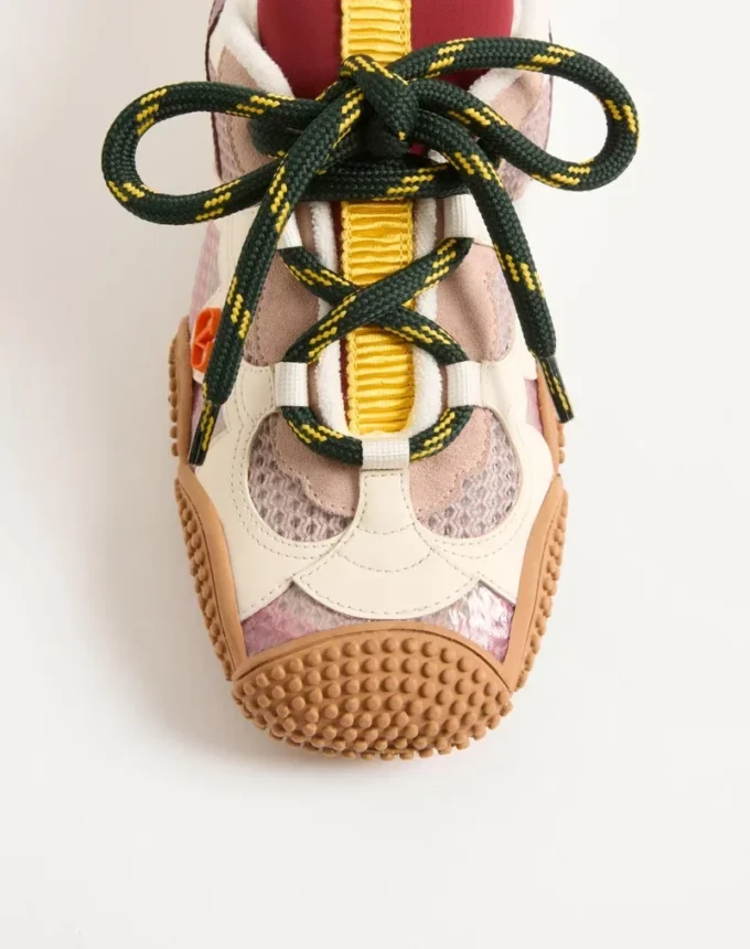 Amphibia Sneaker aus gummiertem Kalbsleder und Kalbsleder Amphibia Sneaker aus gummiertem Kalbsleder und Kalbsleder