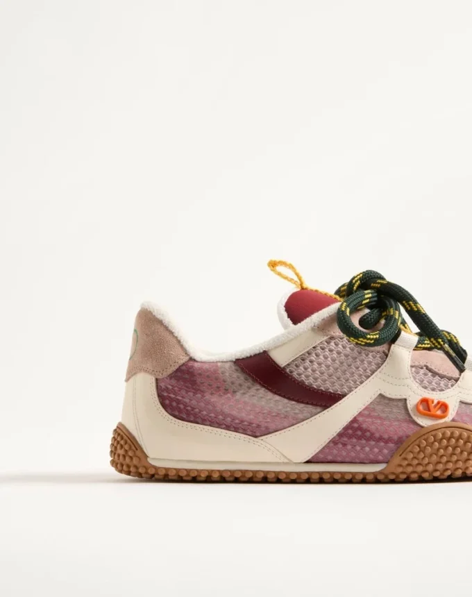 Amphibia Sneaker aus gummiertem Kalbsleder und Kalbsleder Amphibia Sneaker aus gummiertem Kalbsleder und Kalbsleder