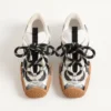 Amphibia Sneaker aus gummiertem Kalbsleder und laminiertem Nappaleder Amphibia Sneaker aus gummiertem Kalbsleder und laminiertem Nappaleder