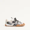 Amphibia Sneaker aus gummiertem Kalbsleder und laminiertem Nappaleder Amphibia Sneaker aus gummiertem Kalbsleder und laminiertem Nappaleder