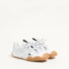 Amphibia Sneaker aus gummiertem Kalbsleder und Spaltleder Amphibia Sneaker aus gummiertem Kalbsleder und Spaltleder