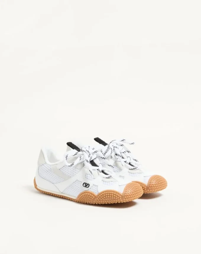 Amphibia Sneaker aus gummiertem Kalbsleder und Spaltleder Amphibia Sneaker aus gummiertem Kalbsleder und Spaltleder