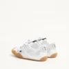 Amphibia Sneaker aus gummiertem Kalbsleder und Spaltleder Amphibia Sneaker aus gummiertem Kalbsleder und Spaltleder