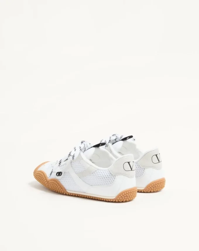 Amphibia Sneaker aus gummiertem Kalbsleder und Spaltleder Amphibia Sneaker aus gummiertem Kalbsleder und Spaltleder