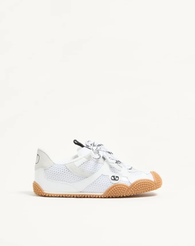 Amphibia Sneaker aus gummiertem Kalbsleder und Spaltleder Amphibia Sneaker aus gummiertem Kalbsleder und Spaltleder