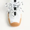 Amphibia Sneaker aus gummiertem Kalbsleder und Spaltleder Amphibia Sneaker aus gummiertem Kalbsleder und Spaltleder