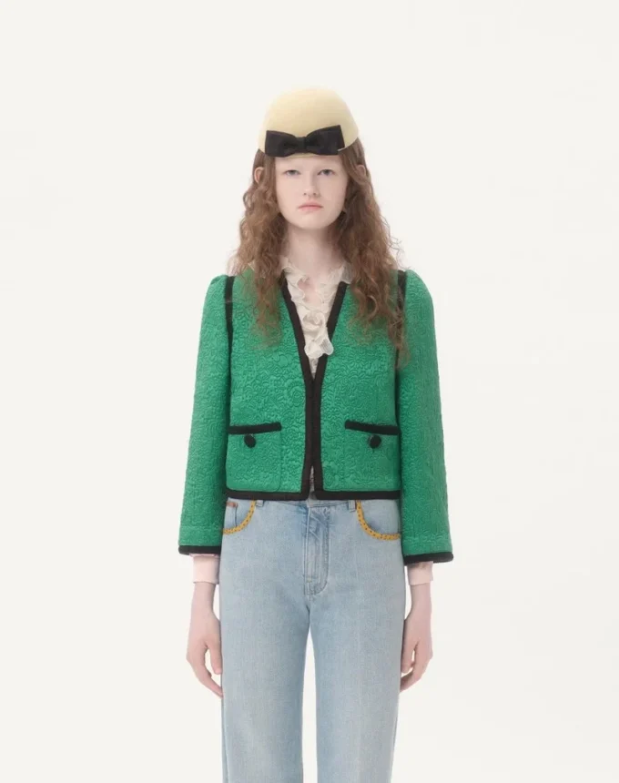 Apres L’Hiver Jacke mit Blumenmuster und Steppung Apres L’Hiver Jacke mit Blumenmuster und Steppung