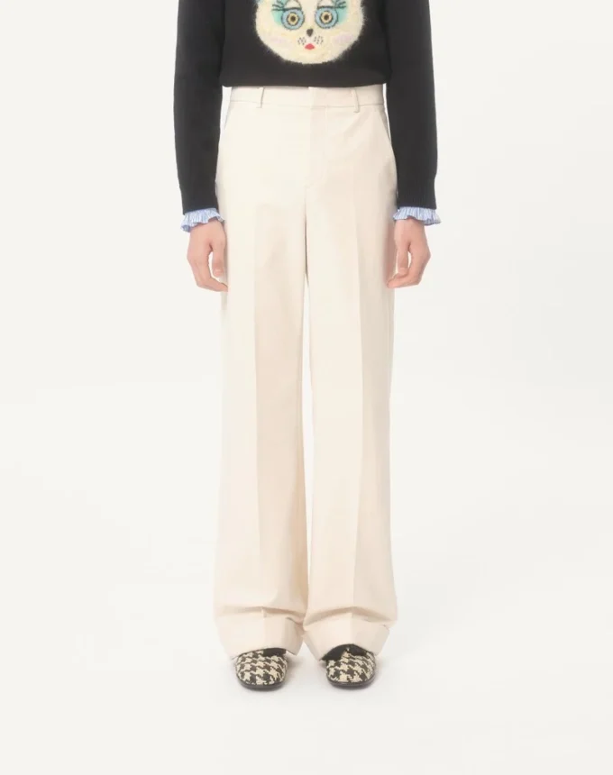 Baumwoll-Canvas-Hose mit Umschlag Baumwoll-Canvas-Hose mit Umschlag