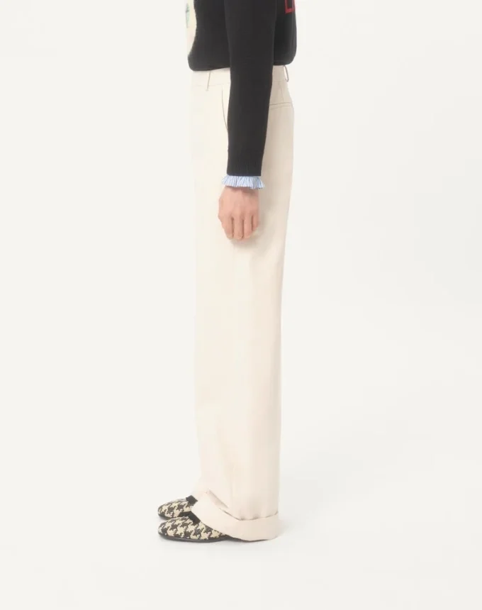 Baumwoll-Canvas-Hose mit Umschlag Baumwoll-Canvas-Hose mit Umschlag