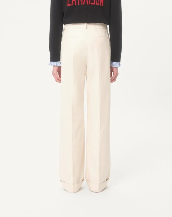 Baumwoll-Canvas-Hose mit Umschlag Baumwoll-Canvas-Hose mit Umschlag