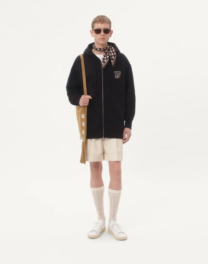Baumwoll-Kapuzensweatshirt mit VG-Aufnäher Baumwoll-Kapuzensweatshirt mit VG-Aufnäher