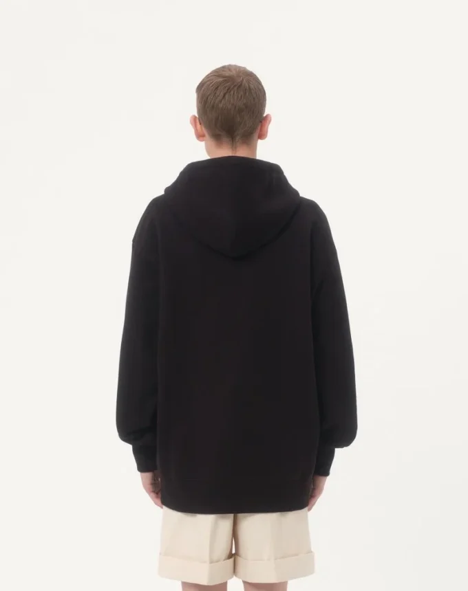 Baumwoll-Kapuzensweatshirt mit VG-Aufnäher Baumwoll-Kapuzensweatshirt mit VG-Aufnäher