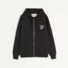 Baumwoll-Kapuzensweatshirt mit VG-Aufnäher Baumwoll-Kapuzensweatshirt mit VG-Aufnäher