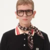 Baumwoll-Piqué-Poloshirt mit Vlogo-Patch Baumwoll-Piqué-Poloshirt mit Vlogo-Patch