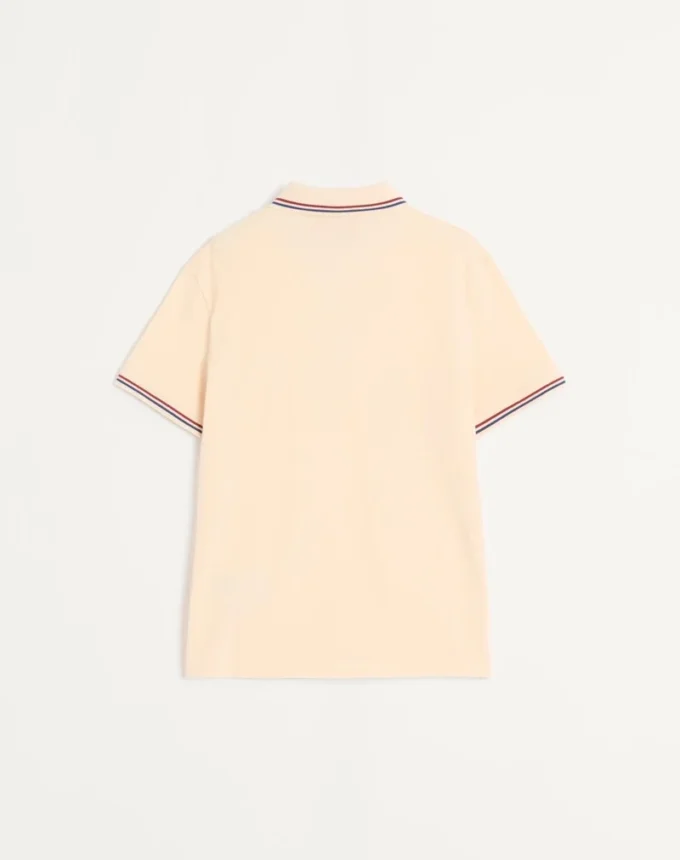 Baumwoll-Piqué-Poloshirt mit Vlogo-Patch Baumwoll-Piqué-Poloshirt mit Vlogo-Patch