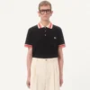Baumwoll-Piqué-Poloshirt mit Vlogo-Patch Baumwoll-Piqué-Poloshirt mit Vlogo-Patch