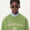 Baumwoll-Sweatshirt mit „Chez Valentino”-Print und Stickerei Baumwoll-Sweatshirt mit „Chez Valentino”-Print und Stickerei