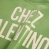 Baumwoll-Sweatshirt mit „Chez Valentino”-Print und Stickerei Baumwoll-Sweatshirt mit „Chez Valentino”-Print und Stickerei