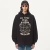 Baumwoll-Sweatshirt mit Le Chat De La Maison-Aufnäher Baumwoll-Sweatshirt mit Le Chat De La Maison-Aufnäher