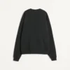 Baumwoll-Sweatshirt mit Rundhalsausschnitt und Chez Valentino-Aufnäher Baumwoll-Sweatshirt mit Rundhalsausschnitt und Chez Valentino-Aufnäher