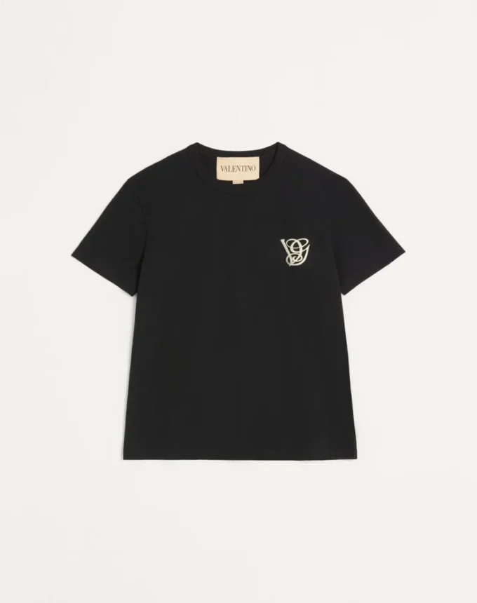 Baumwoll-T-Shirt mit VG-Aufnäher Baumwoll-T-Shirt mit VG-Aufnäher