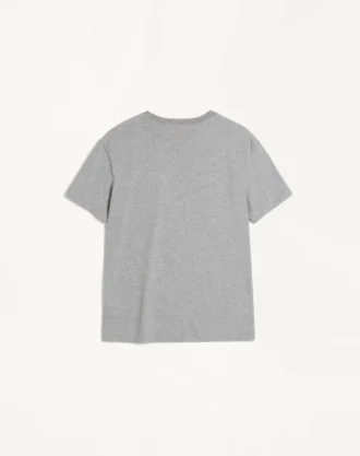 Baumwoll-T-Shirt mit Vlogo-Patch