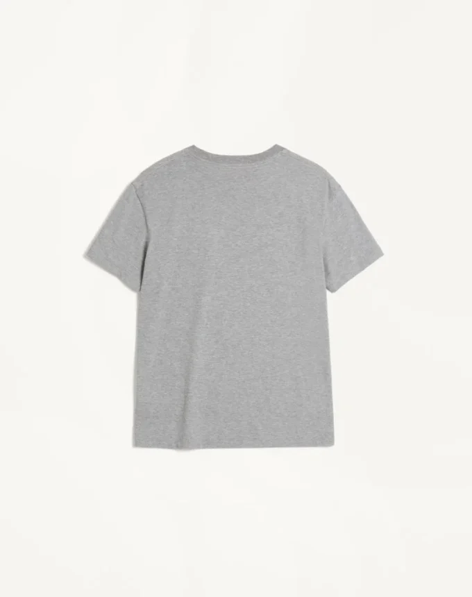 Baumwoll-T-Shirt mit Vlogo-Patch Baumwoll-T-Shirt mit Vlogo-Patch