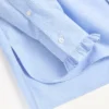 Baumwollhemd mit Plastron und Rüschen Baumwollhemd mit Plastron und Rüschen
