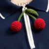 Baumwolltop mit Kirschmotiv Baumwolltop mit Kirschmotiv