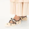 Bay By Bay Ballerina-Sneaker aus Moiré-Plus-de-Pois-Stoff Bay By Bay Ballerina-Sneaker aus Moiré-Plus-de-Pois-Stoff