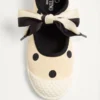 Bay By Bay Ballerina-Sneaker aus Moiré-Plus-de-Pois-Stoff Bay By Bay Ballerina-Sneaker aus Moiré-Plus-de-Pois-Stoff