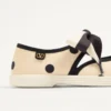 Bay By Bay Ballerina-Sneaker aus Moiré-Plus-de-Pois-Stoff Bay By Bay Ballerina-Sneaker aus Moiré-Plus-de-Pois-Stoff