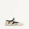 Bay By Bay Ballerina-Sneaker aus Papier mit Blumenmuster Bay By Bay Ballerina-Sneaker aus Papier mit Blumenmuster