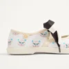 Bay By Bay Ballerina-Sneaker aus Stoff mit Le Chat De La Maison-Print