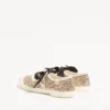 Bay By Bay Ballerina Sneakers aus Glitzerstoff