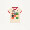 Bedrucktes Baumwoll-Jersey-T-Shirt Bedrucktes Baumwoll-Jersey-T-Shirt