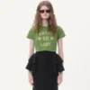 Bedrucktes Baumwoll-T-Shirt Bedrucktes Baumwoll-T-Shirt
