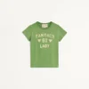 Bedrucktes Baumwoll-T-Shirt Bedrucktes Baumwoll-T-Shirt