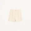 Bermudashorts aus Baumwoll-Canvas mit Umschlag Bermudashorts aus Baumwoll-Canvas mit Umschlag