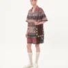 Bermudashorts aus Baumwollmusselin mit Voyage Imaginaire-Print und Passementerie-Besatz Bermudashorts aus Baumwollmusselin mit Voyage Imaginaire-Print und Passementerie-Besatz