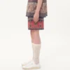 Bermudashorts aus Baumwollmusselin mit Voyage Imaginaire-Print und Passementerie-Besatz Bermudashorts aus Baumwollmusselin mit Voyage Imaginaire-Print und Passementerie-Besatz