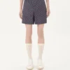 Bermudashorts aus Baumwollpopeline mit Cherryfic-Print Bermudashorts aus Baumwollpopeline mit Cherryfic-Print