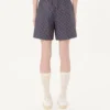 Bermudashorts aus Baumwollpopeline mit Cherryfic-Print Bermudashorts aus Baumwollpopeline mit Cherryfic-Print