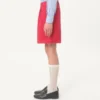 Bermudashorts aus Leinen mit Umschlag Bermudashorts aus Leinen mit Umschlag