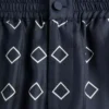 Bermudashorts aus Seidentwill mit durchgehendem Opticool-Print Bermudashorts aus Seidentwill mit durchgehendem Opticool-Print