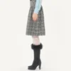 Bermudashorts aus Wolle mit Karomuster Bermudashorts aus Wolle mit Karomuster