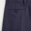 Bermudashorts aus Wollgabardine mit Umschlag Bermudashorts aus Wollgabardine mit Umschlag