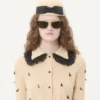 Bestickte Baumwollstrickjacke Bestickte Baumwollstrickjacke